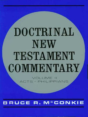 cover image of Doctrinal New Testament Commentary, Vol 2